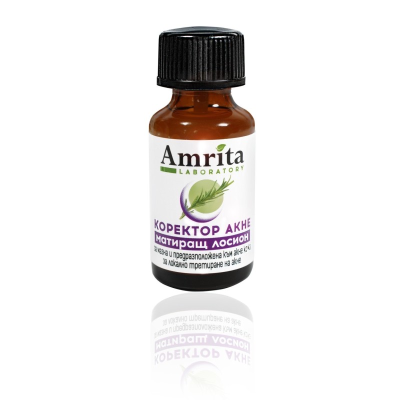 Коректор матиращ лосион за мазна кожа и акне| Amrita Laboratory| Aaaskin.eu