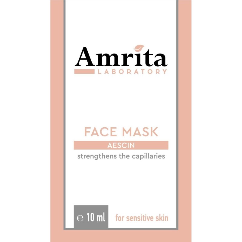 Маска за лице с ЕСЦИН за чувствителна кожа | Amrita Laboratoty | Aaaskin.eu