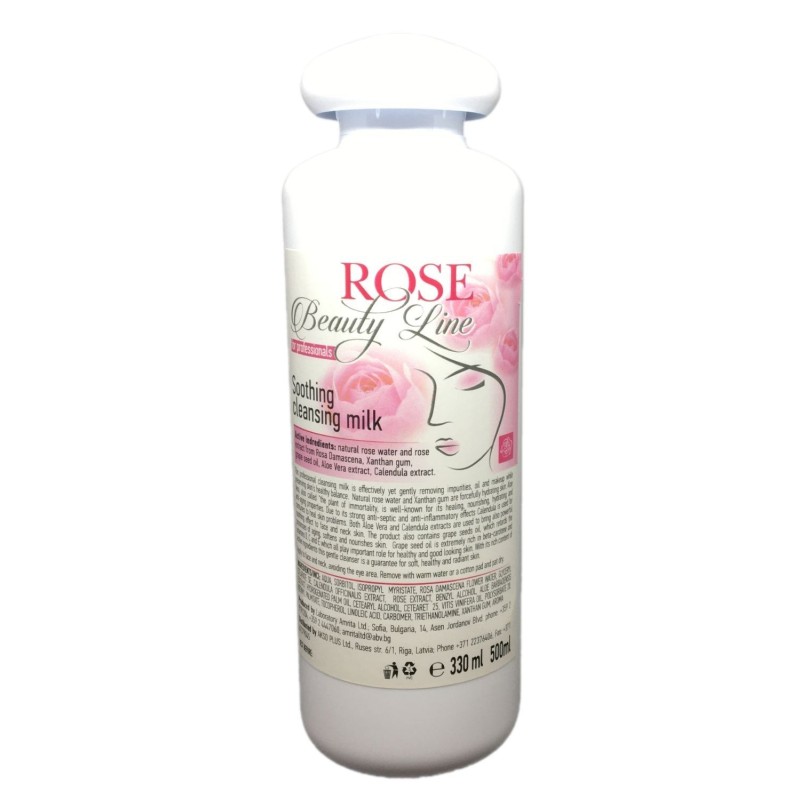 Почистващо мляко ROSE Beauty Line с успокояващо действие | Amrita Laboratoty | Aaaskin.eu